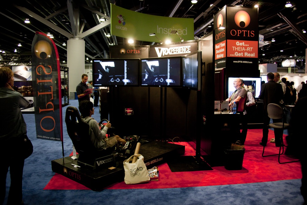 TheiaRt engine booth at Siggraph