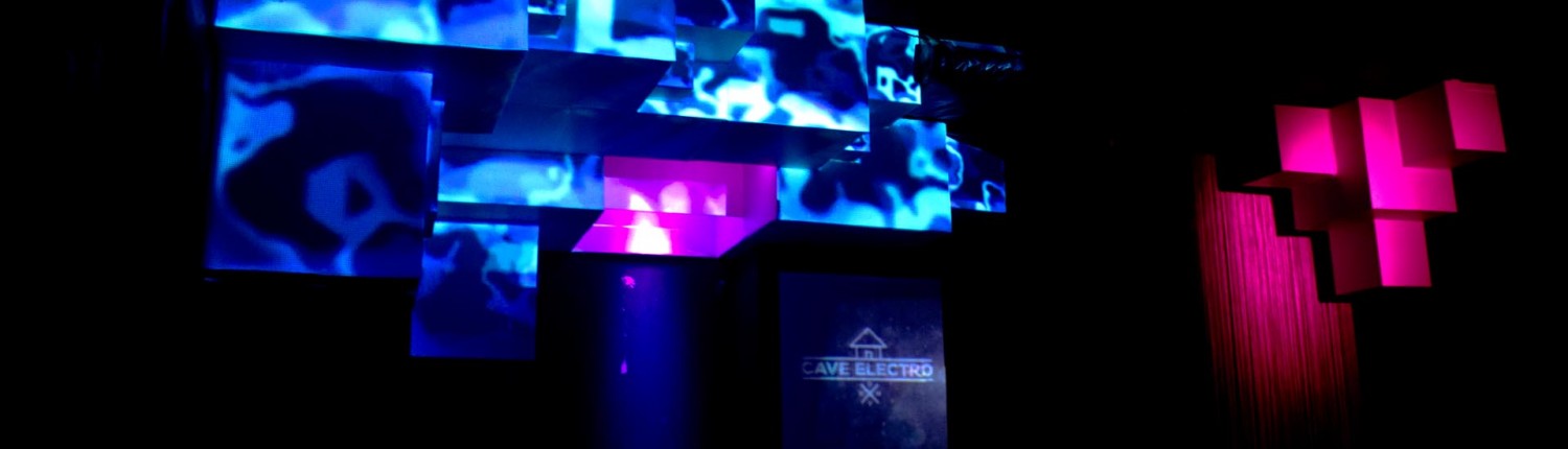 Artcraft Stage Design & mapping at Cave Electro 2014